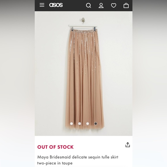 ASOS Maya Bridesmaid | Two-Piece - Picture 2 of 6